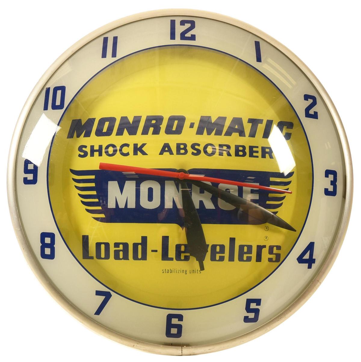 Monroe Shocks Double Bubble Clock