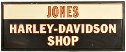 Jones Harley-davidson Shop Lighted Sign