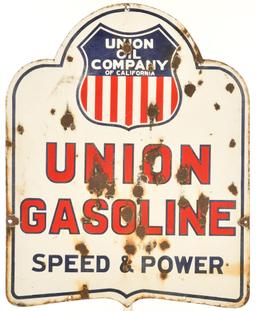 Union Gasoline Speed And Power Curb Sign