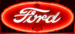 Red Ford Neon Sign