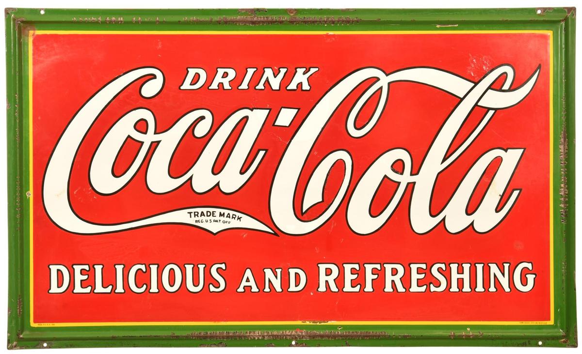 Drink Coca Cola Delicious And Refreshing Sign