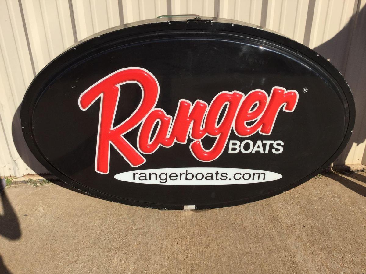 Vintage rangerboat lightup sign