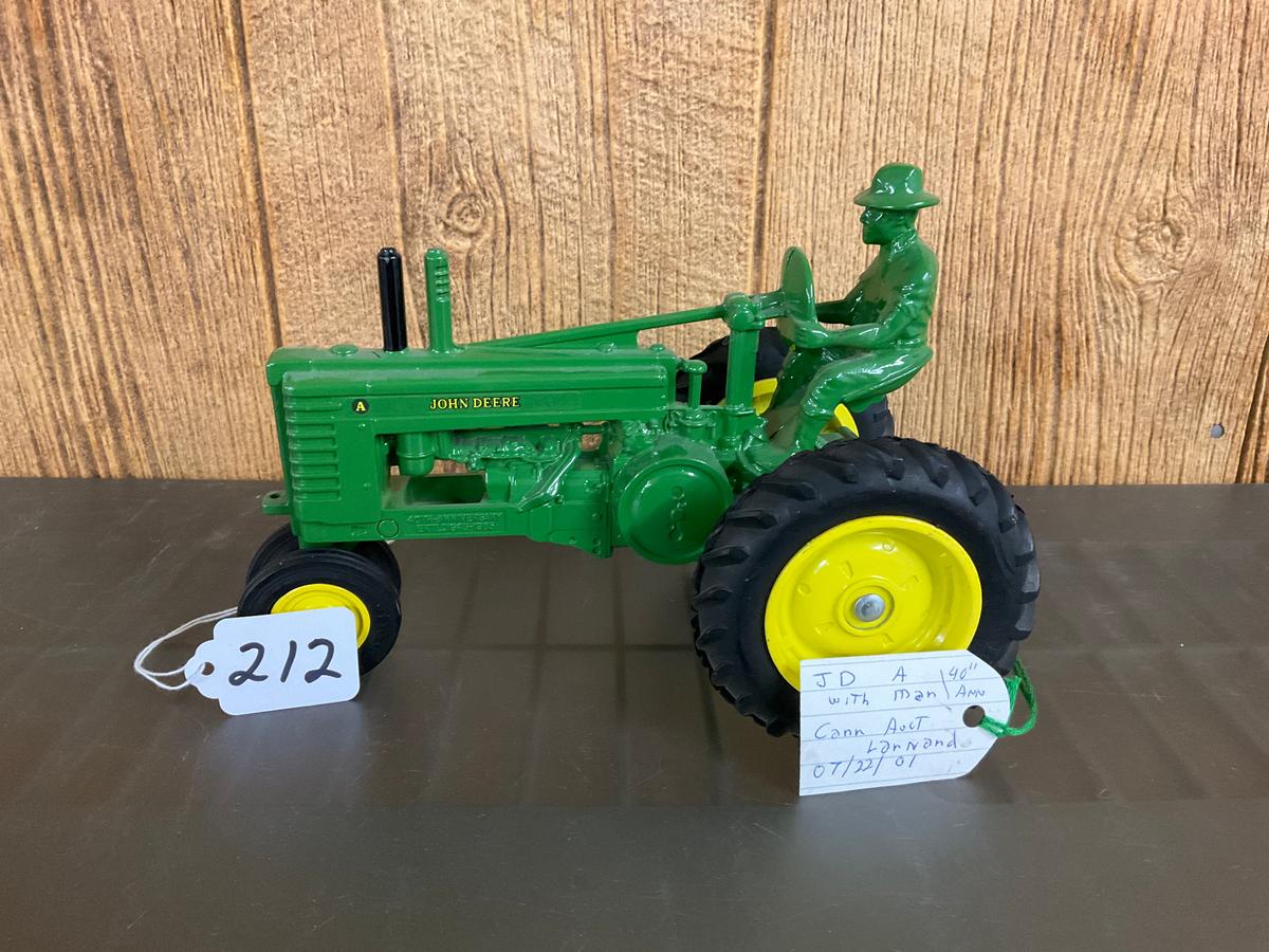 JD A Tractor w/Driver 40th Anniversary