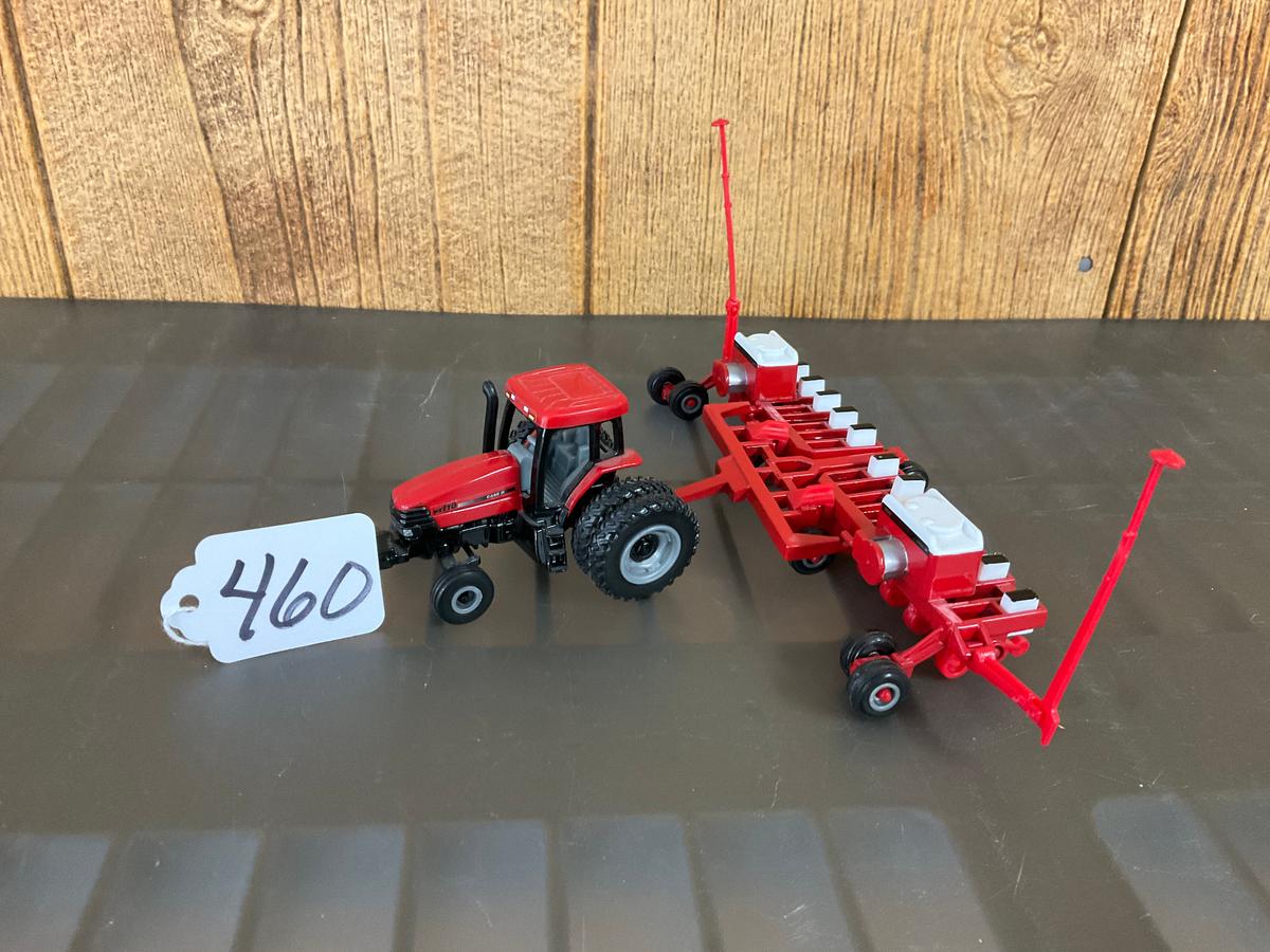 Case IH MX110 w/Case; IH 900 12 Row Planter X 2 - 1/64 scale