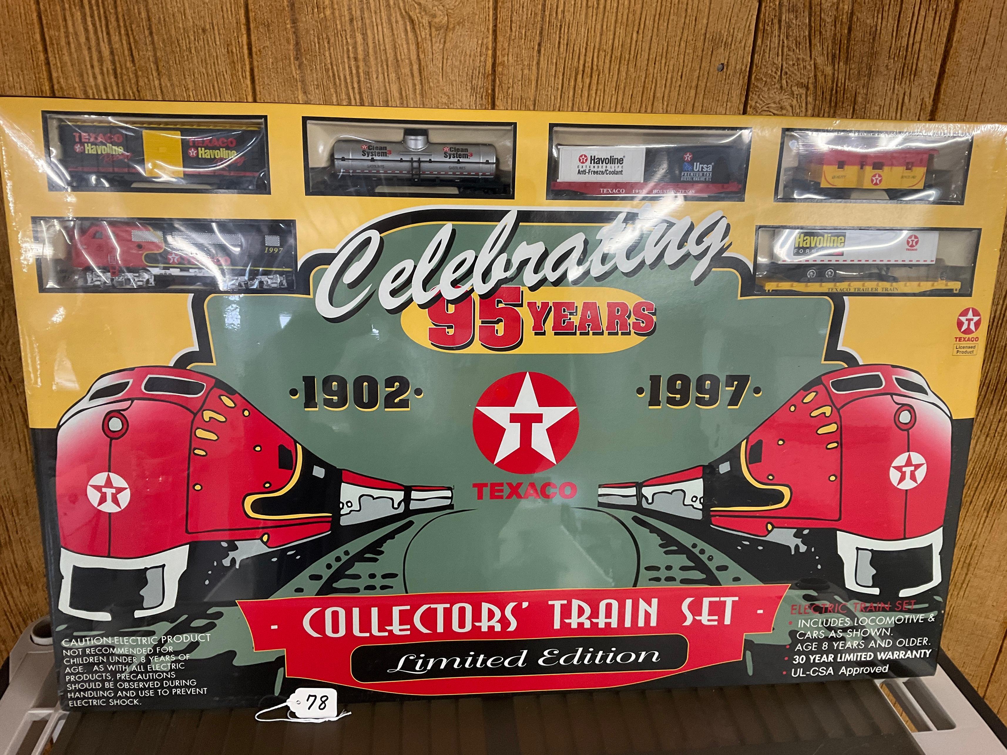 Texaco Collector's Train Set Limited Edition