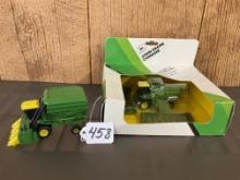 JD Combine & Cotton Picker X 2 - 1/64 scale