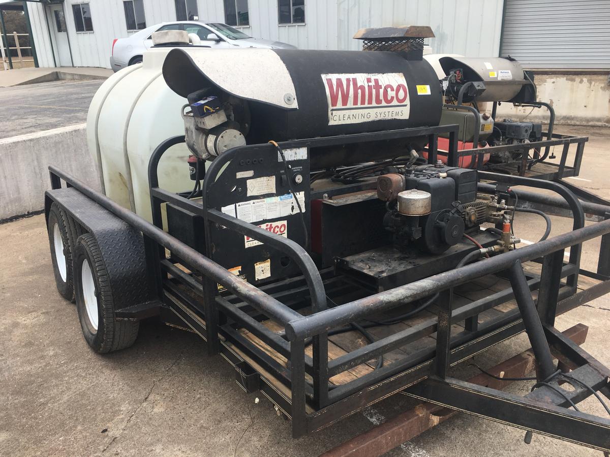 2011 Whitco Portable Pressure Washer On Trailer