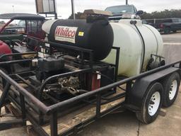 2011 Whitco Portable Pressure Washer On Trailer