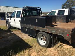 2005 Ford F550 Crew Cab Flatbed