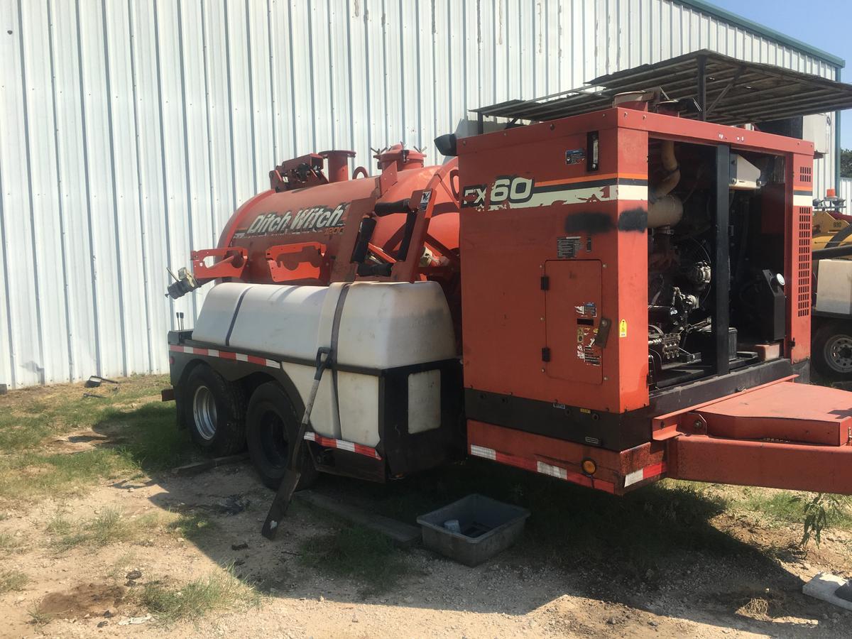 2008 Ditch Witch FX60 Hydro Vac Trailer