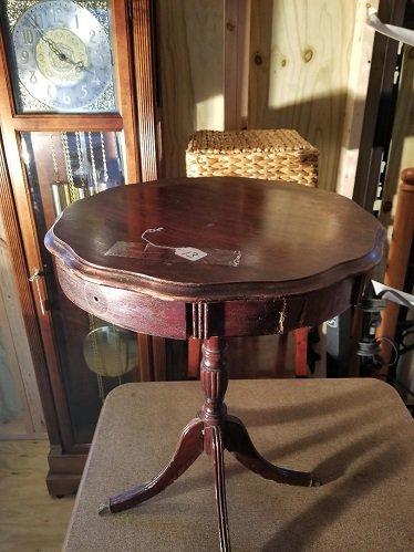 Vintage Round Accent Table