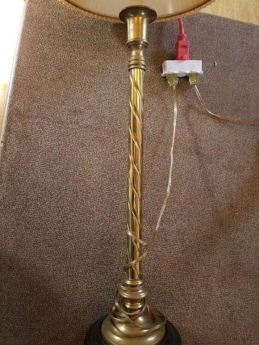 Vintage Brass tone lamps - Tested - Works