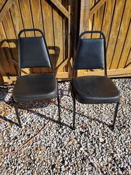 Pair of Stackable Chairs