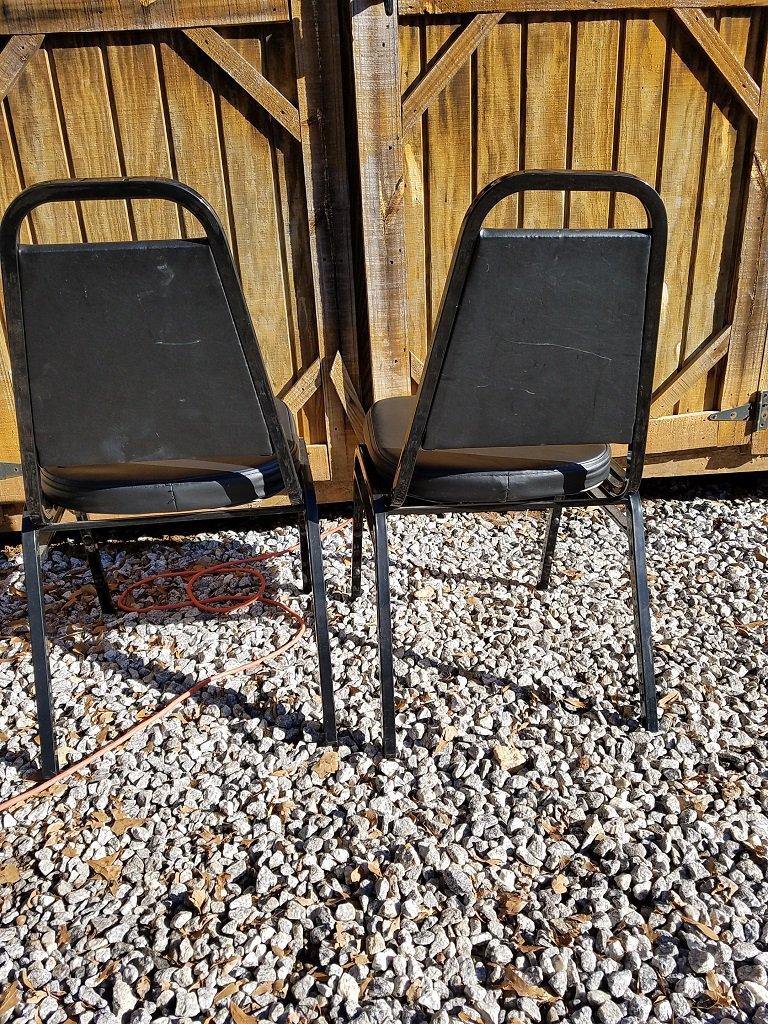 Pair of Stackable Chairs