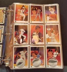 Upper Deck 1989 Baseball Card Collection in Protective Sheets - in 3" three ring binder