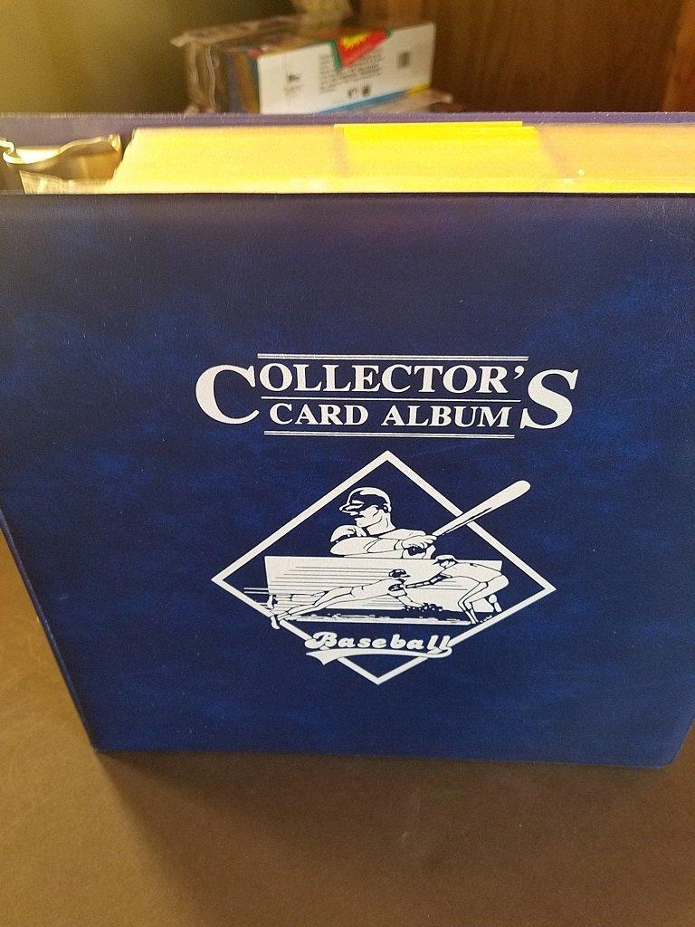 1991 Fleer Baseball Card Collection in Protective Sheets - in 3" three ring binder