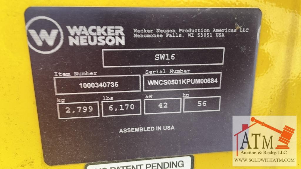 Wacker Neuson SW16 Loader w/ 68" Bucket