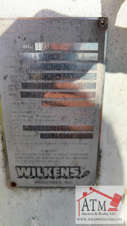 2001 Wilkens Walking Floor 48' Trailer