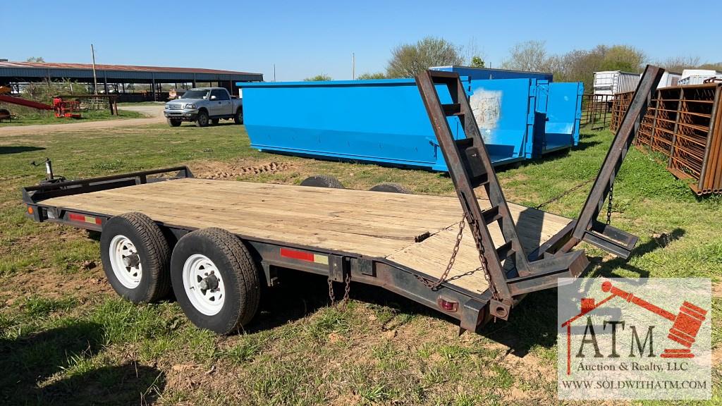 2000 Hudson HSE16 16' Equipment Trailer