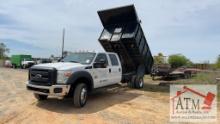 2015 Ford F-550 4X4 Dump Truck