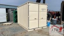 NEW 12' Storage Container (Side Door, Wired)