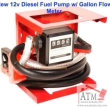 NEW Metered 50' Fuel Pump w/ Reel & 12V Pump