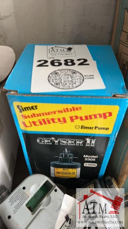 Geyser II Model 2305 Simer Pump