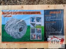 NEW Triple Layer Galvanized Barbed Wire