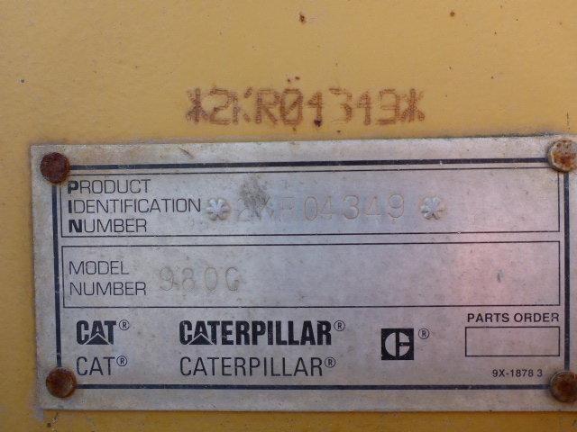 2001 Caterpillar 980G Wheel Loader