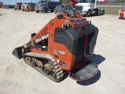 2015 Ditch Witch SK755 Walk Behind Multi Terrain Loader