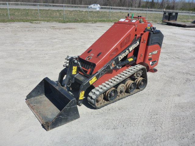 2015 Ditch Witch SK755 Walk Behind Multi Terrain Loader