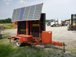 2000 Solar Tech Portable Solar Powered S/A Sign Board