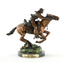 After Frederic Remington: Two Bronzes