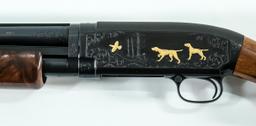 Engraved Winchester 12 28ga Shotgun