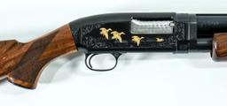 Engraved Winchester 12 28ga Shotgun