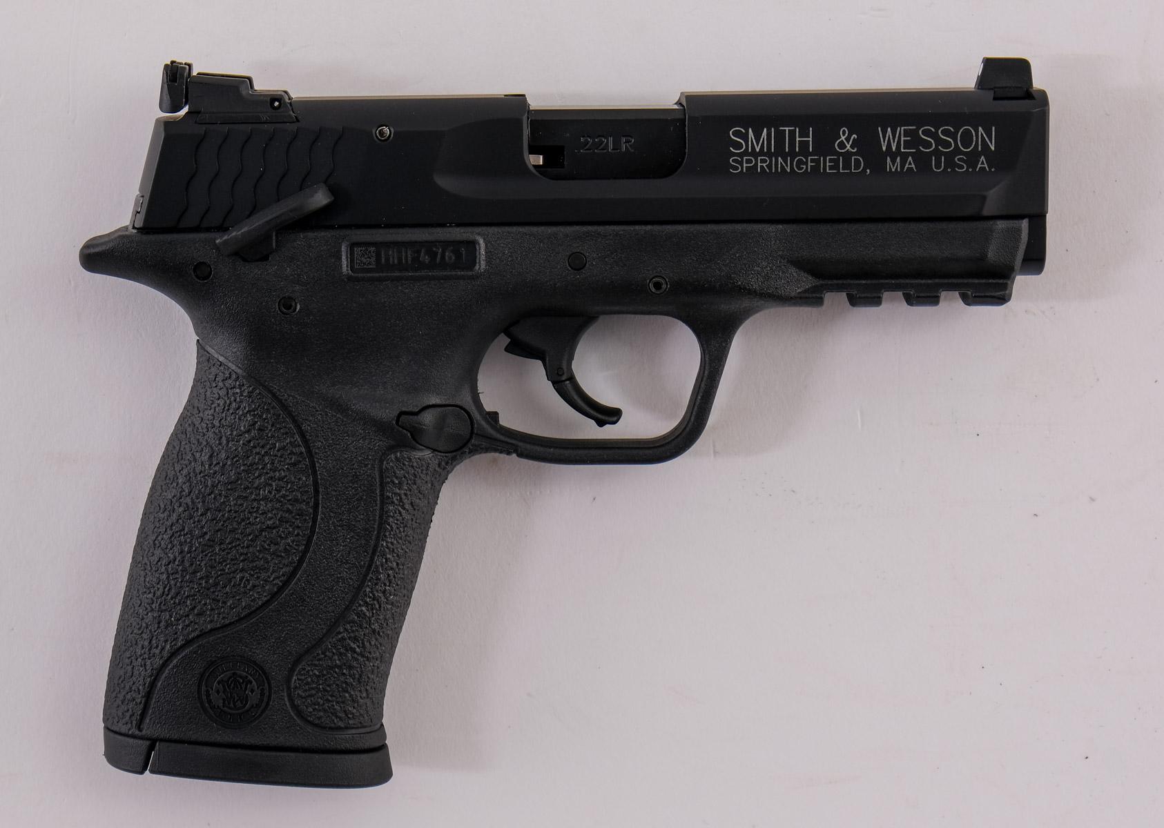 Two Smith & Wesson M&P .22 Pistols