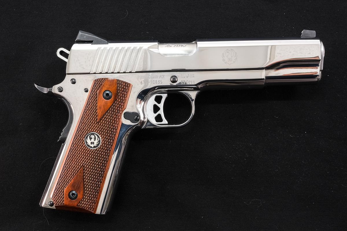 Ruger SR1911 .45 ACP Pistol High Polish Stainless