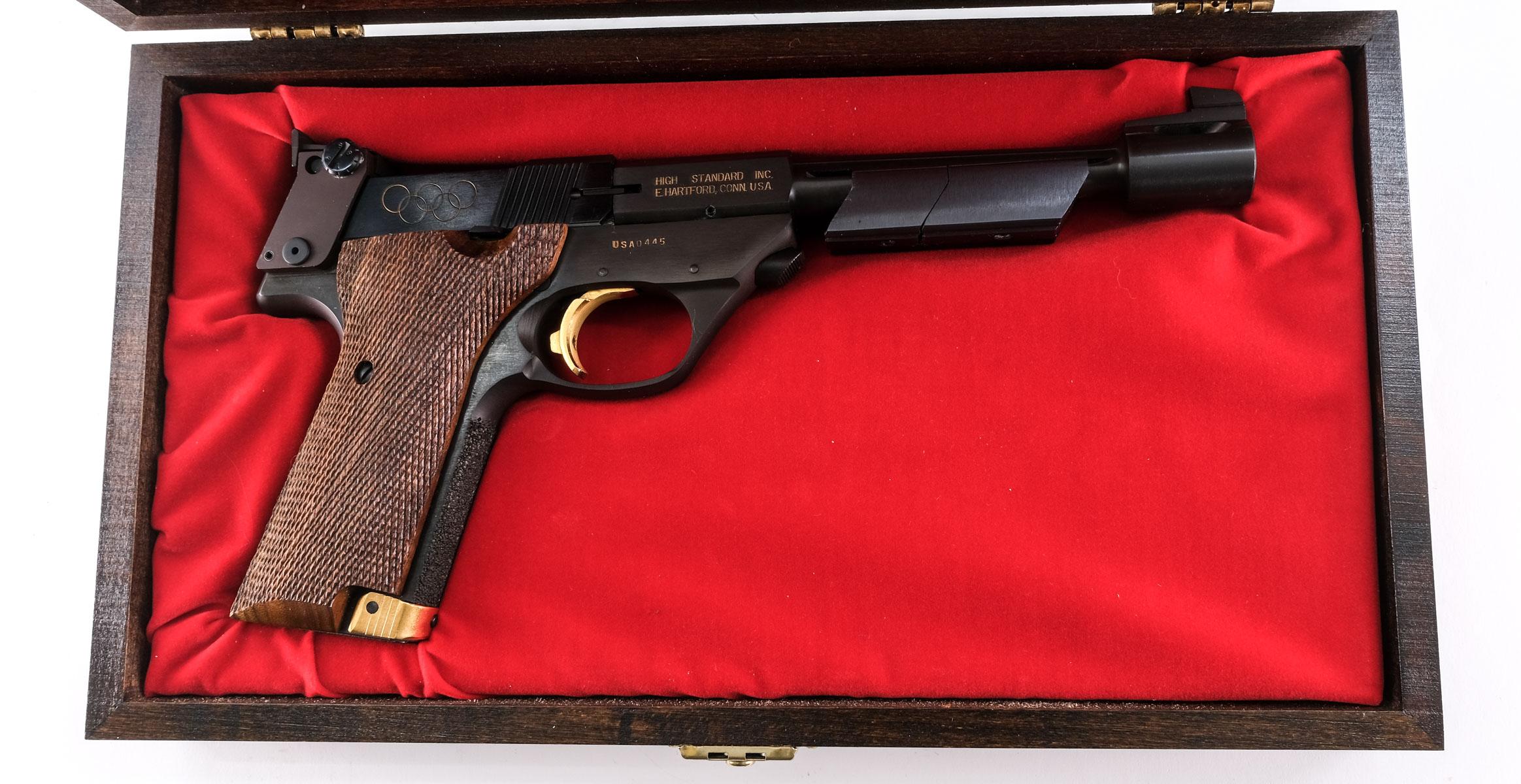 High Standard 1980 Olympic .22 Short Pistol 9239