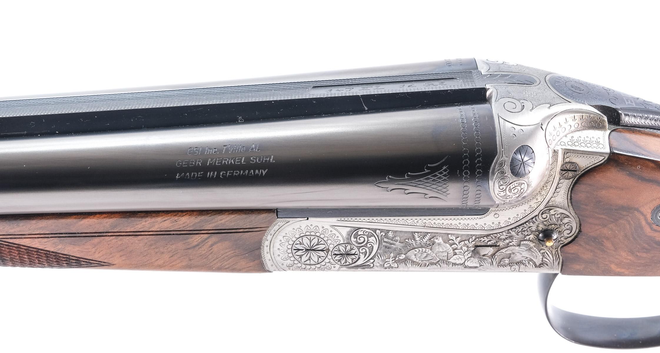 Merkel 147EL Sporter 12ga SxS Shotgun