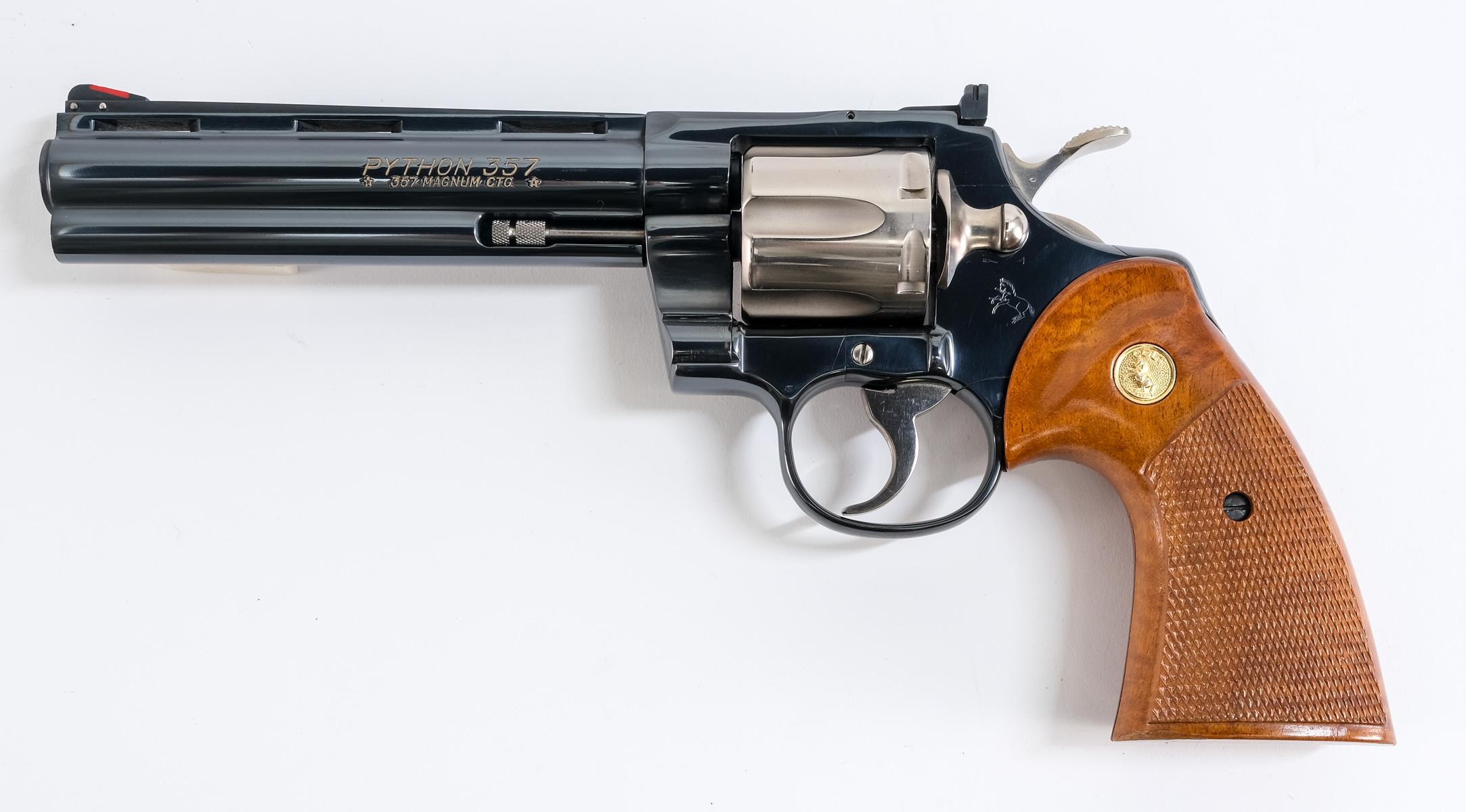 1985 Colt Python .357 Mag Revolver Custom Pinto