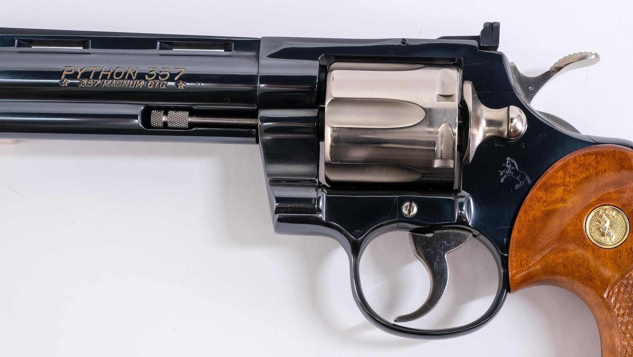 1985 Colt Python .357 Mag Revolver Custom Pinto