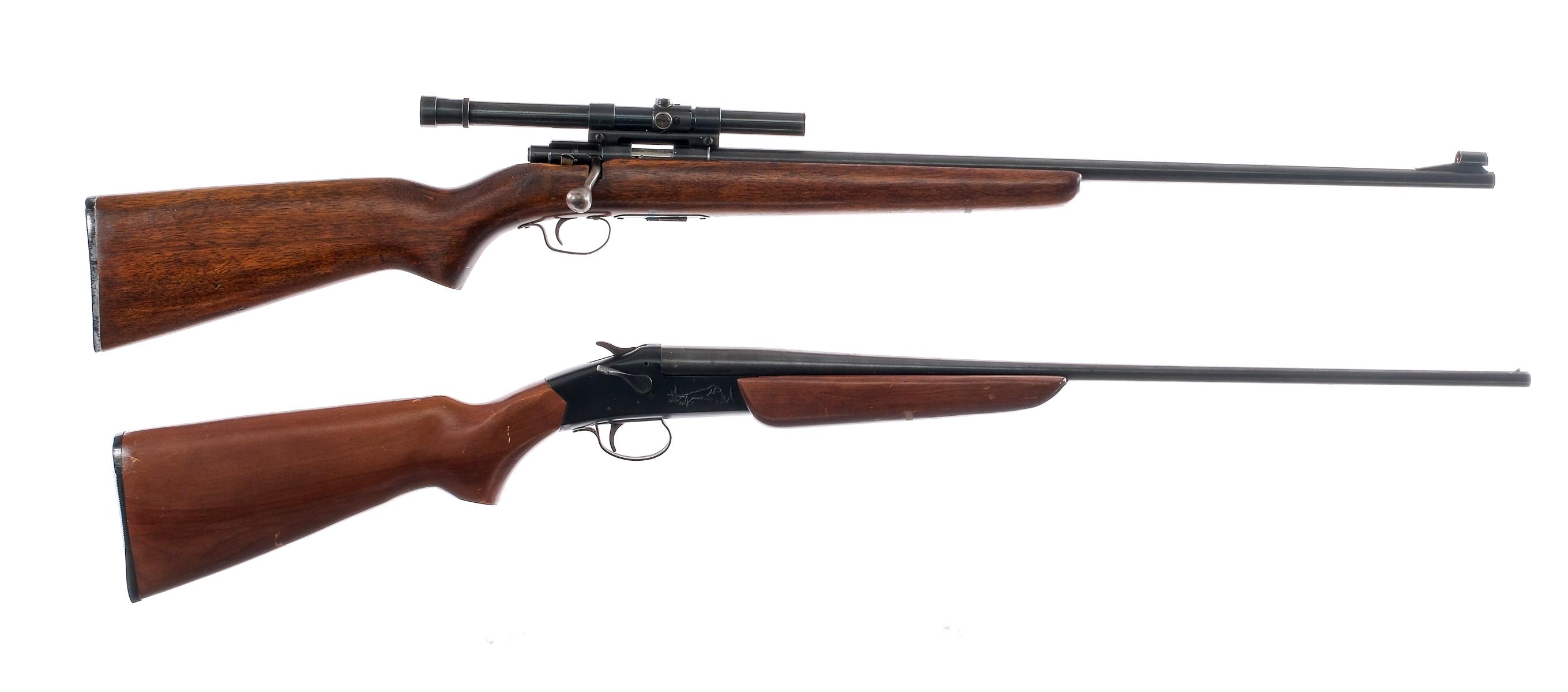 Stevens / Winchester 2Pcs Lot Rifle / Shotgun