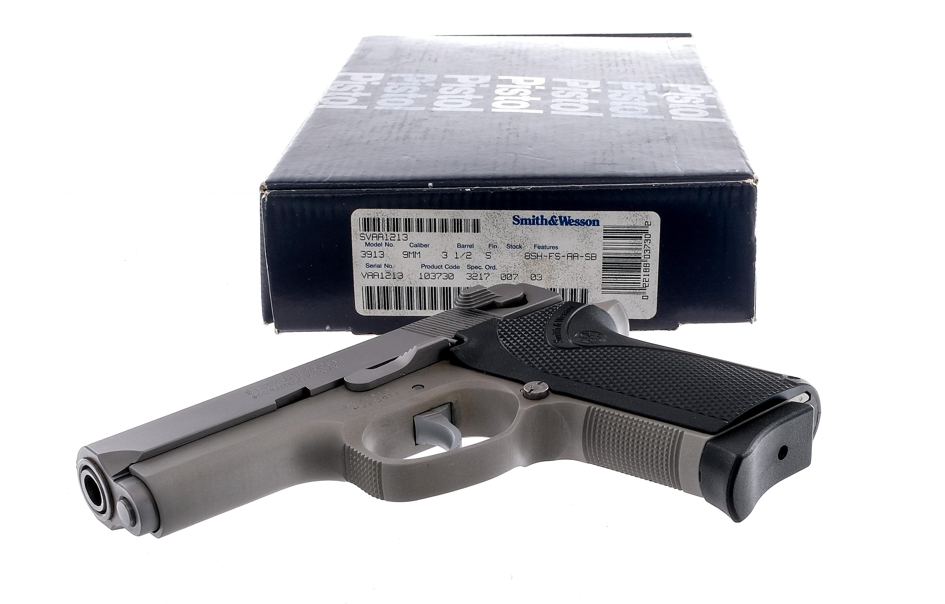 Smith & Wesson 3913 9mm Semi Auto Pistol