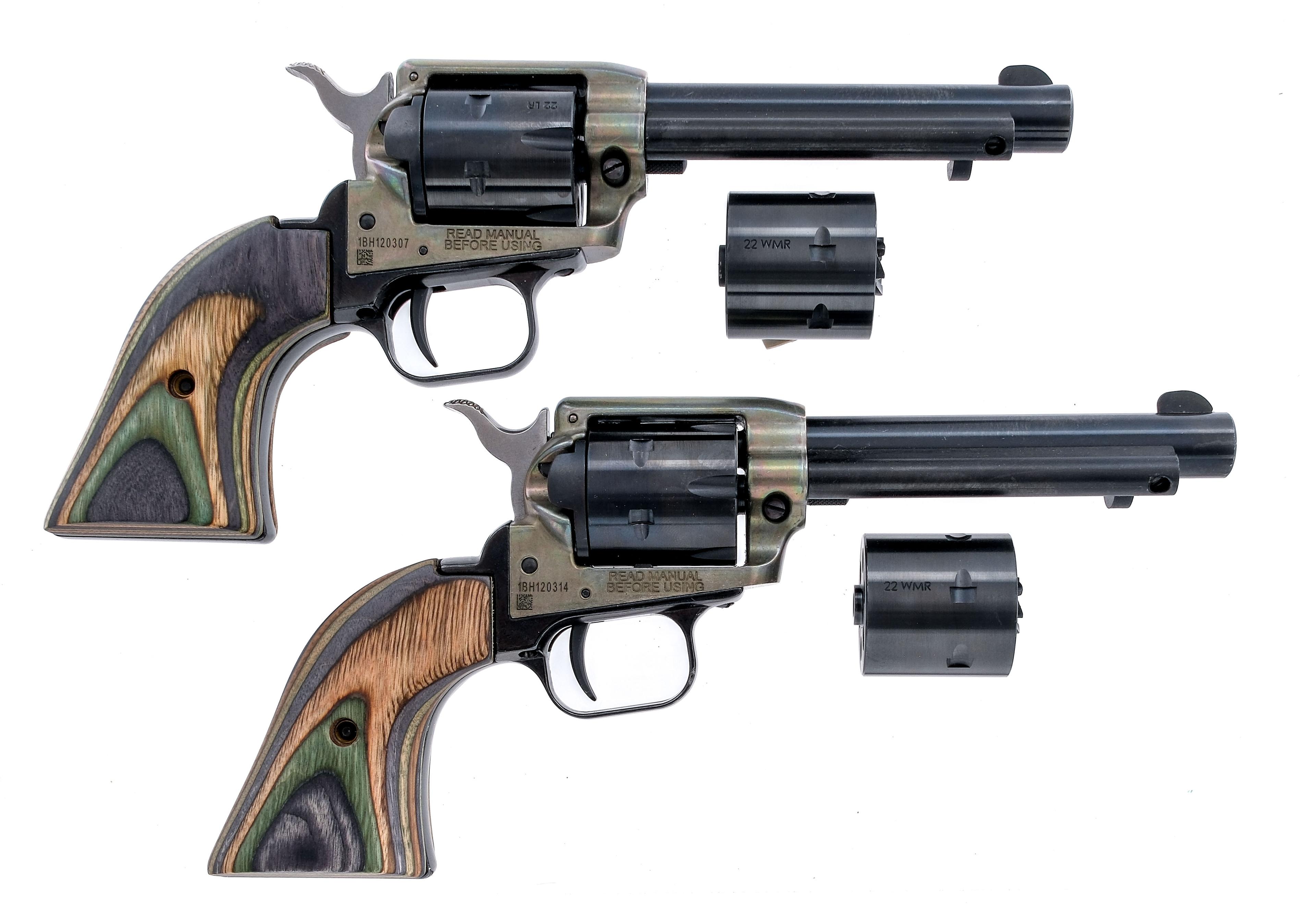 Heritage Rough Rider .22LR/MAG Lot 2Pcs Revolver