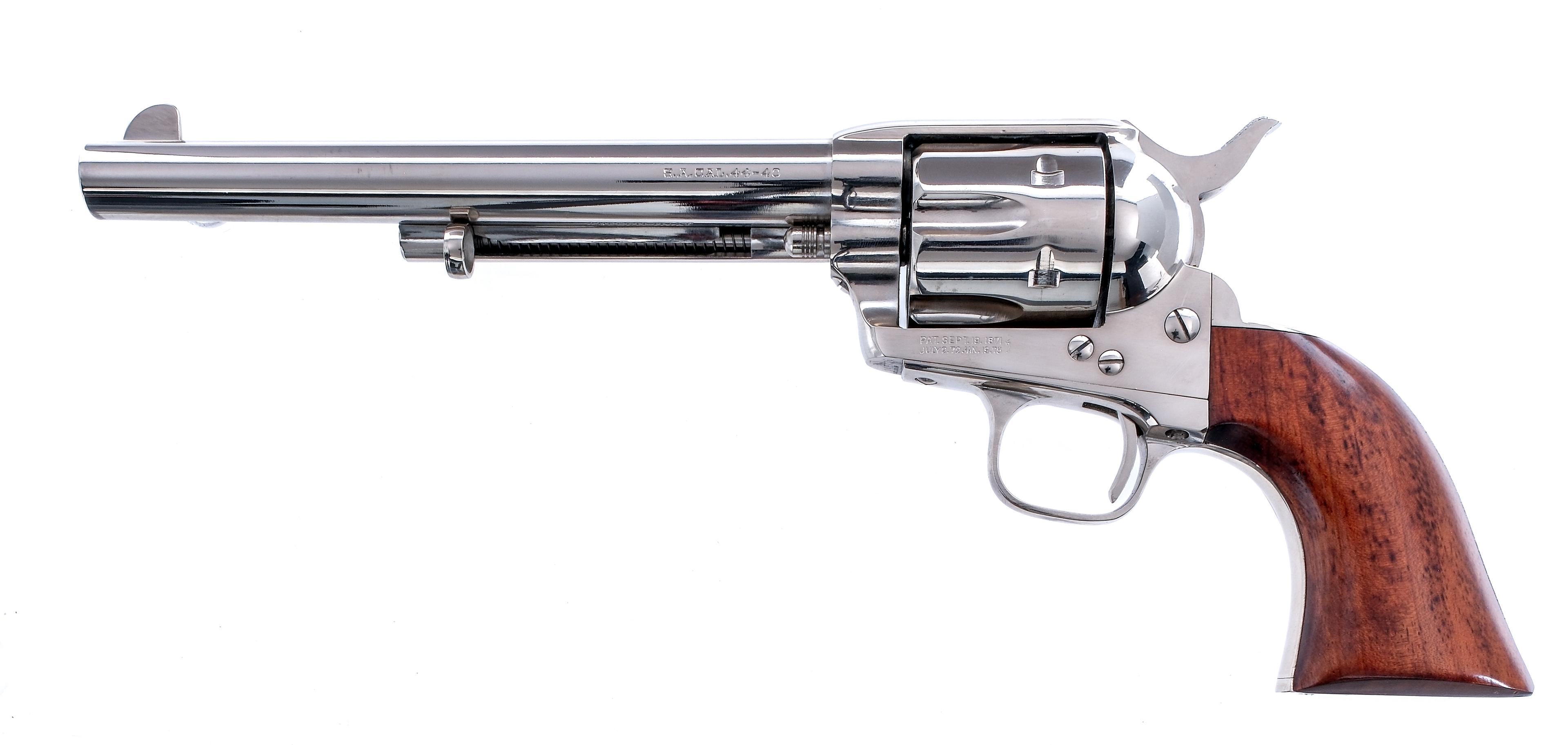 Uberti 1873 Cattleman Nickel .44-40 SA Revolver