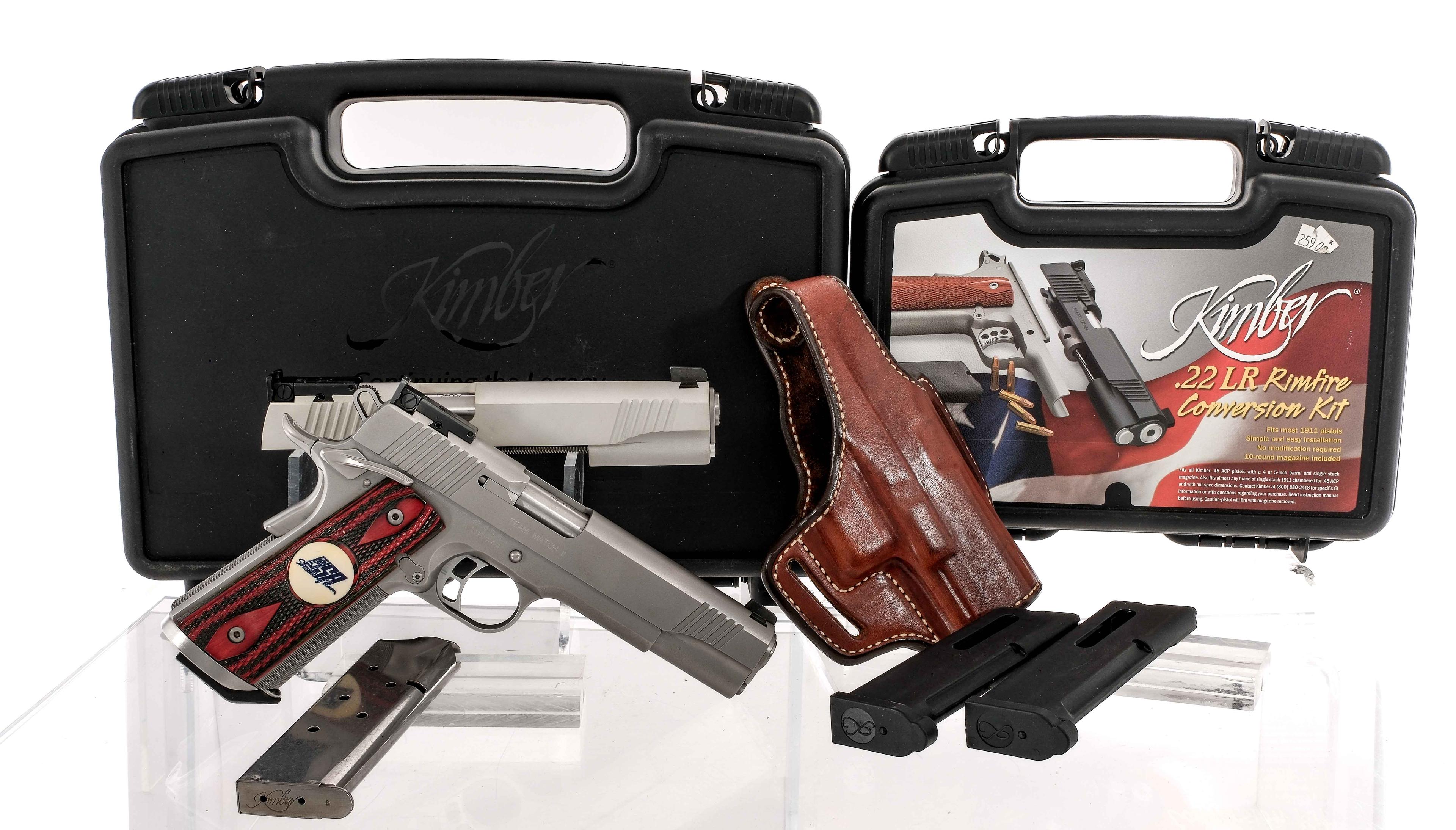 Kimber Team Match II .45 ACP 1911 W/.22 Conv