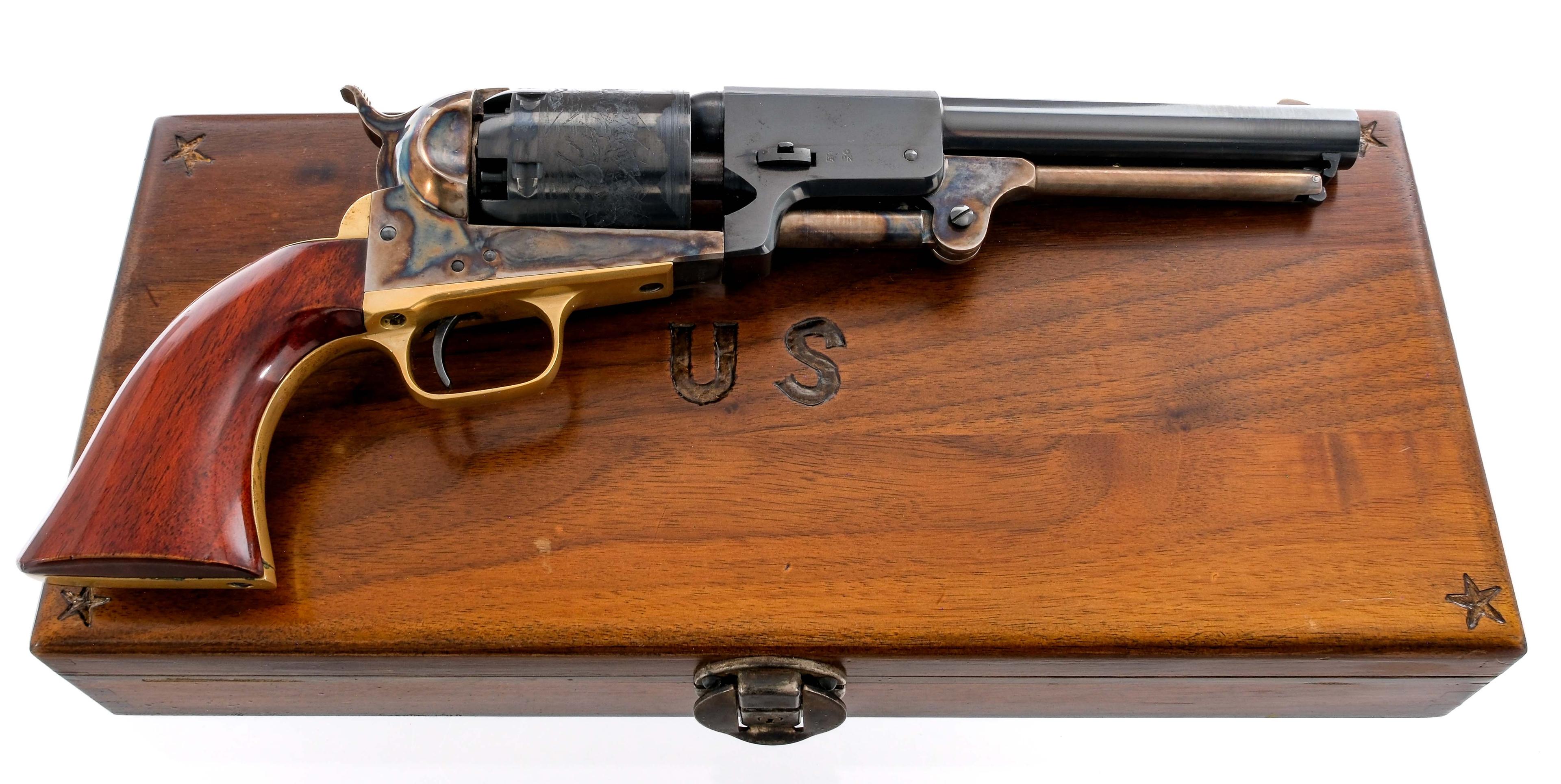 Uberti 1848 Dragoon .44 Cal BP Revolver W/Case