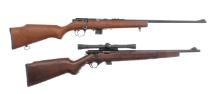 Marlin Mossberg .22 Lot 2 Pcs Bolt Action Rifles