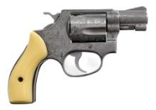 S&W 60 .38 S&W Spl Engraved Signed Revolver