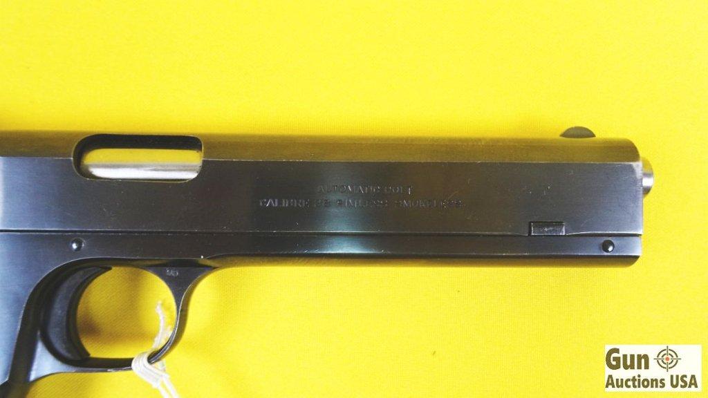 COLT 1902 Military Semi Auto .38 RIMLESS Pistol. Excellent Condition. 6" Barrel. Shiny Bore, Tight A